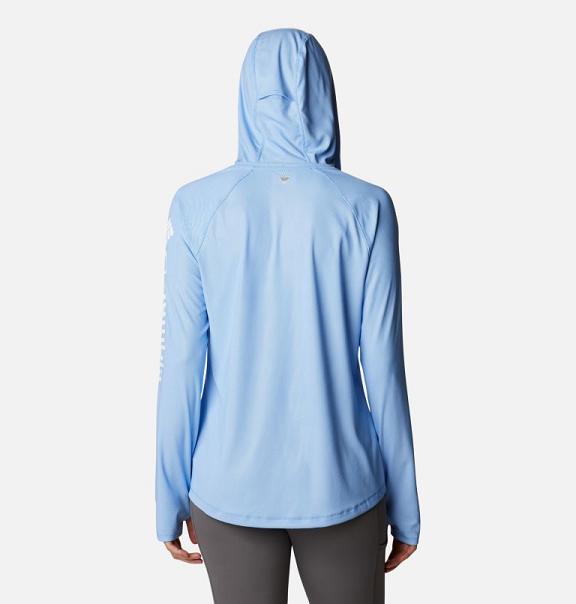 Columbia PFG Tidal Deflector Hoodies Blue For Women's NZ98740 New Zealand